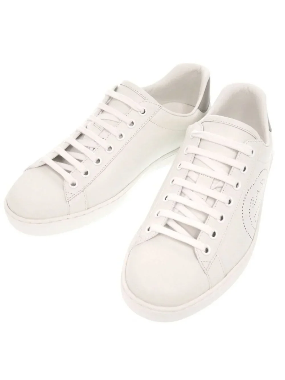 Gucci Ace Interlocking 6 Leather White Sneakers